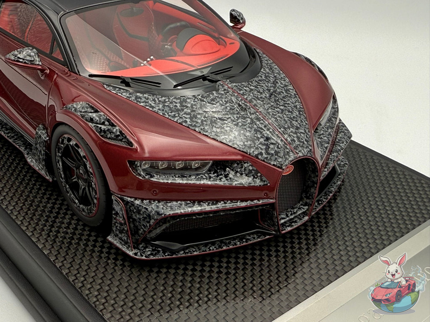 VMB Models 1:18 Mansory Centuria / Bugatti Chiron 2.0 (Red/Carbon)