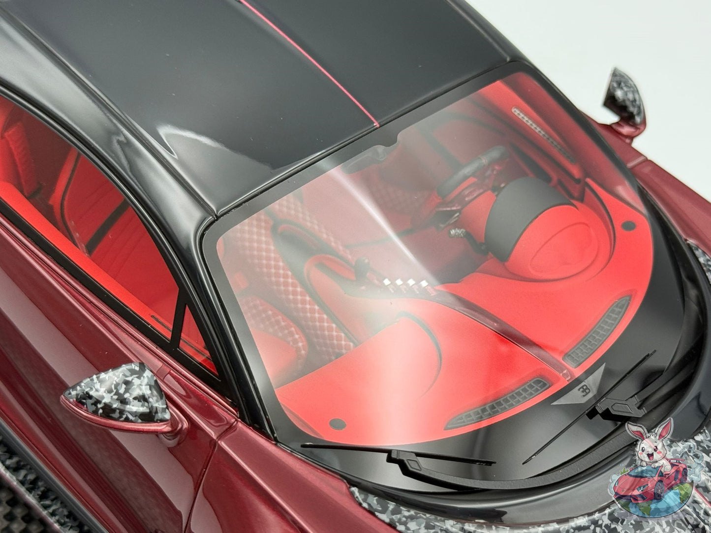 VMB Models 1:18 Mansory Centuria / Bugatti Chiron 2.0 (Red/Carbon)
