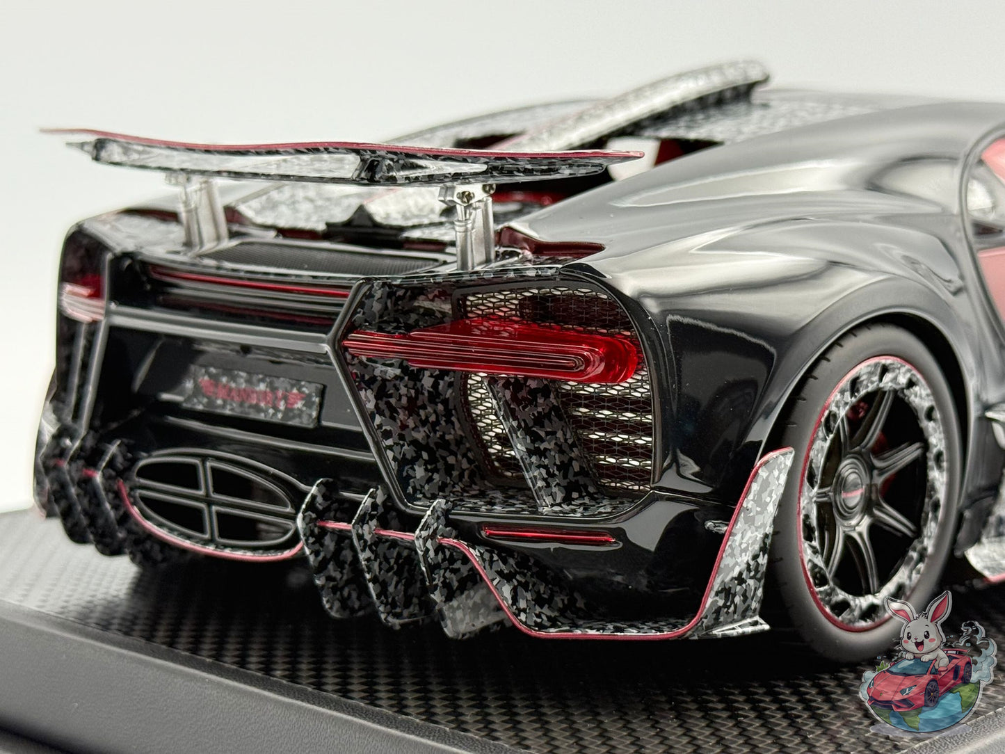 VMB Models 1:18 Mansory Centuria / Bugatti Chiron 2.0 (Red/Carbon)