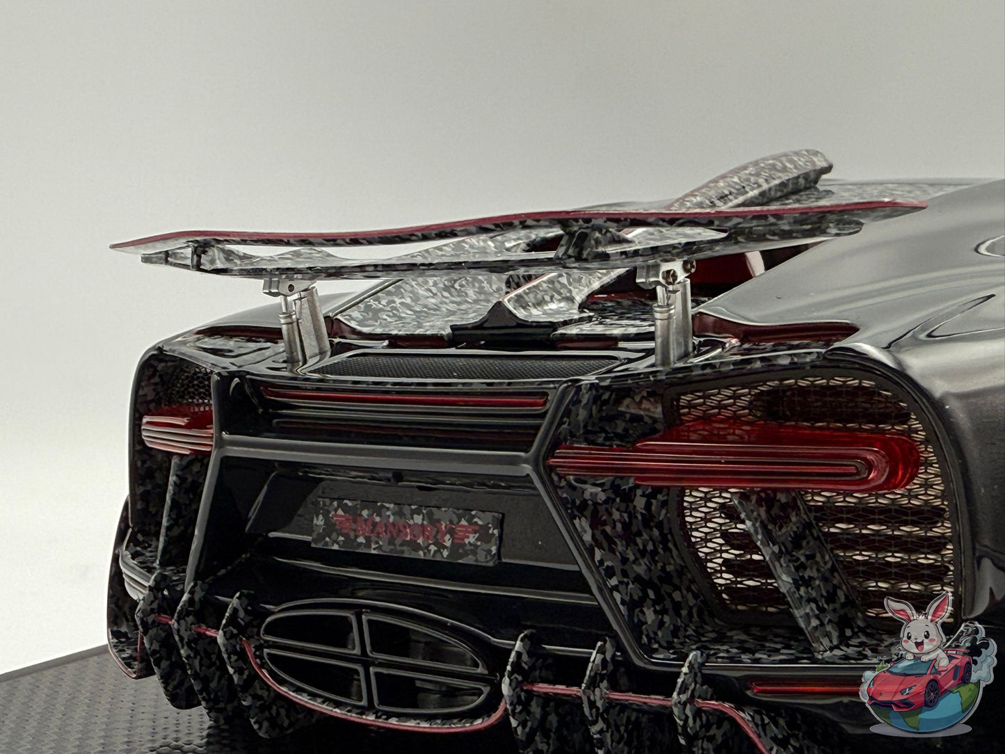 VMB Models 1:18 Mansory Centuria / Bugatti Chiron 2.0 (Red/Carbon)