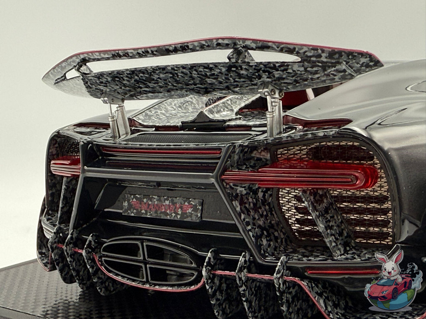 VMB Models 1:18 Mansory Centuria / Bugatti Chiron 2.0 (Red/Carbon)