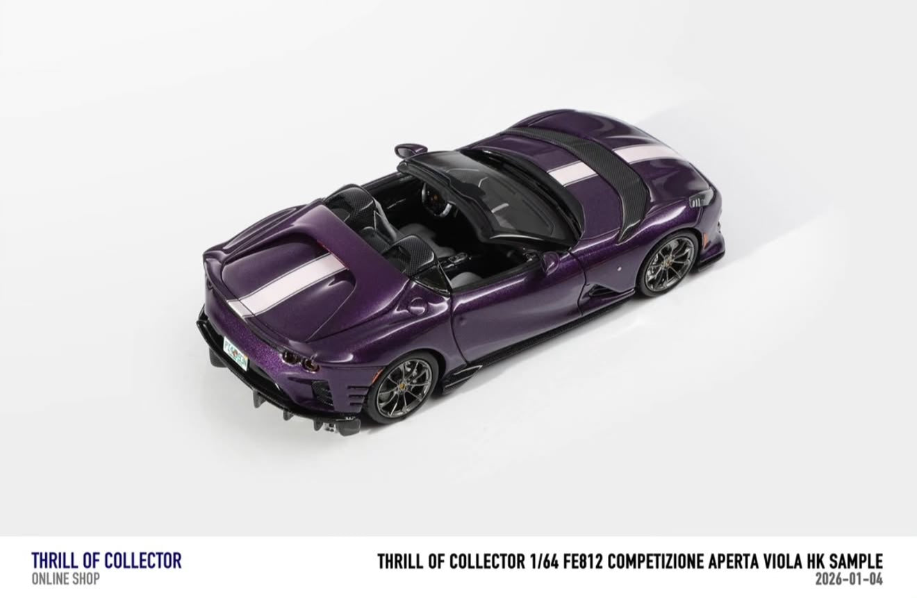 PREORDER TOC 1:64 Ferrari 812 Competizione Aperta