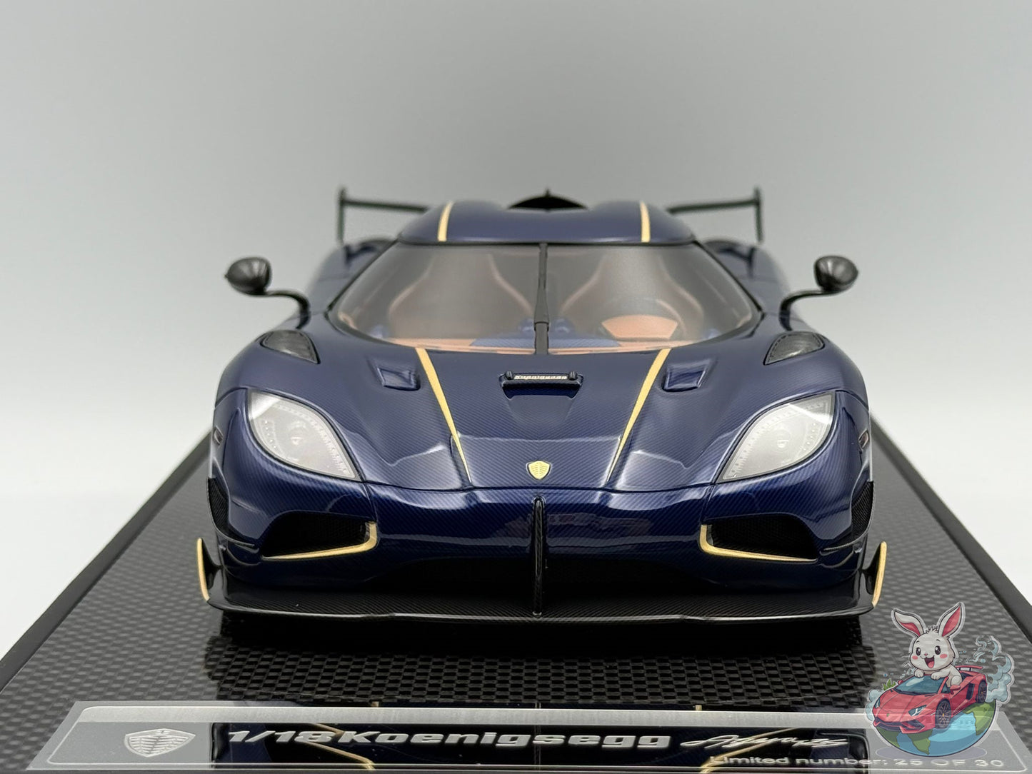 VMB 1:18 Koenigsegg Agera RS 'Blue Carbon'