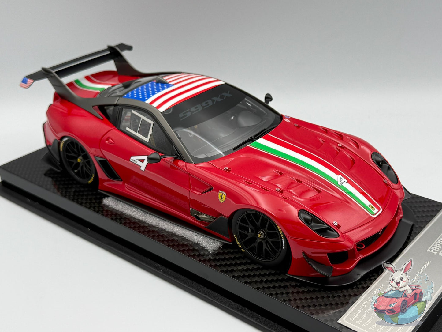 CE 1:18 Ferrari 599XX EVO (Rosso Corsa)