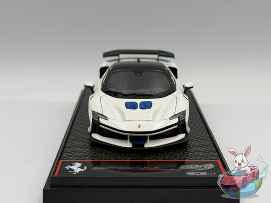 BBR 1:43 Ferrari SF90 XX Stradale (White Cervino)