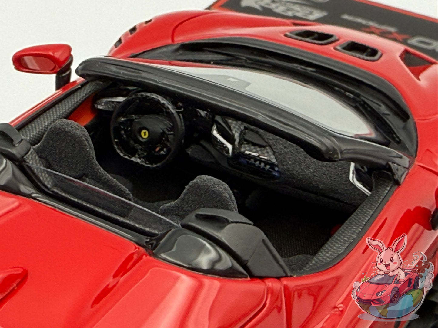 BBR 1:43 Ferrari SF90 XX Spider race n.16 (Rosso Corsa) - Carbon Base