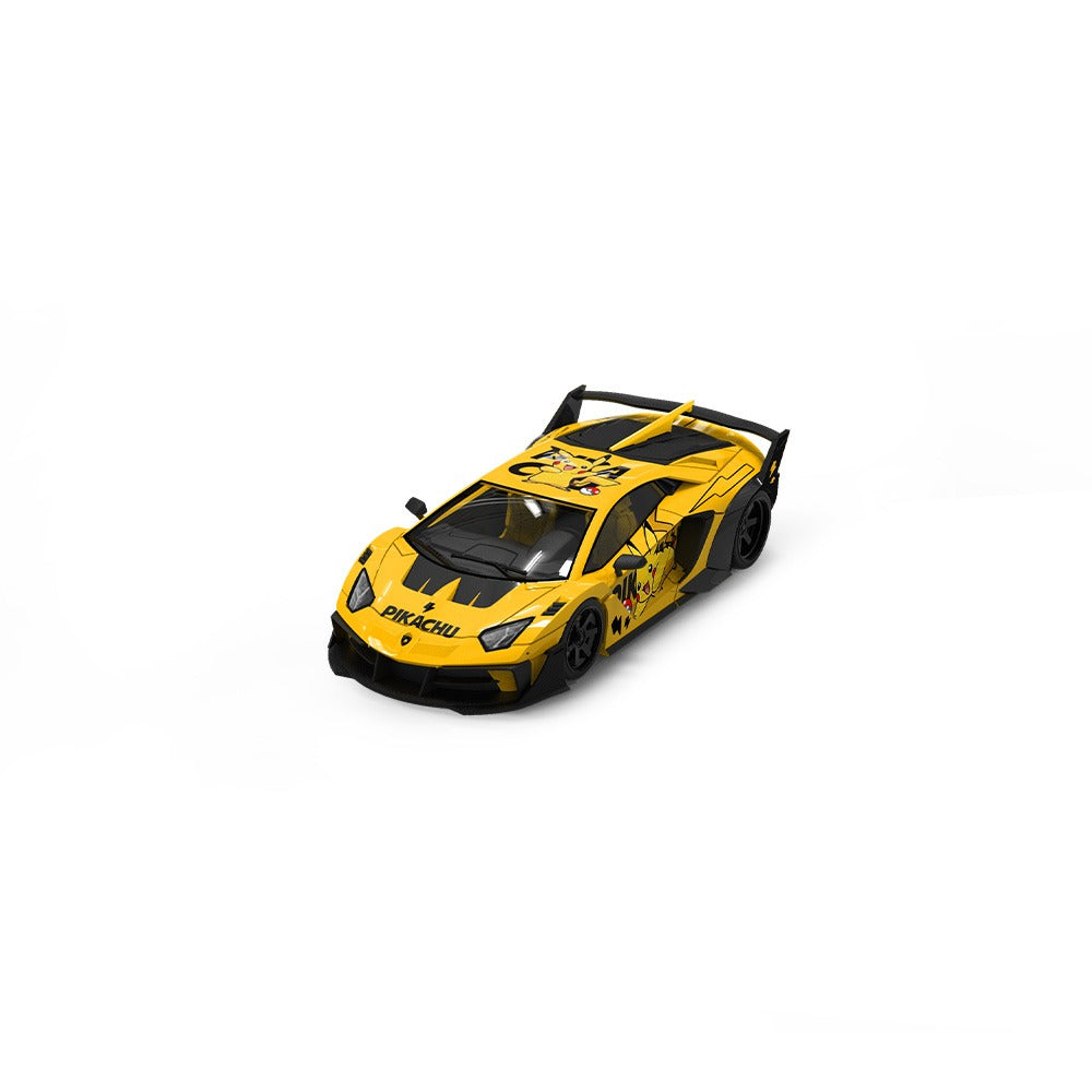 PREORDER Cool Car 1:64 Lamborghini Aventador GT EVO LBWK 'Pikachu'