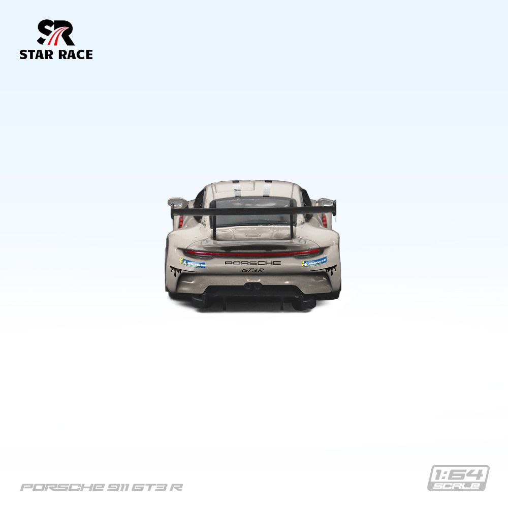 PREORDER SR 1:64 Star Race Porsche 911 GT3 R - White - The Boring Concept