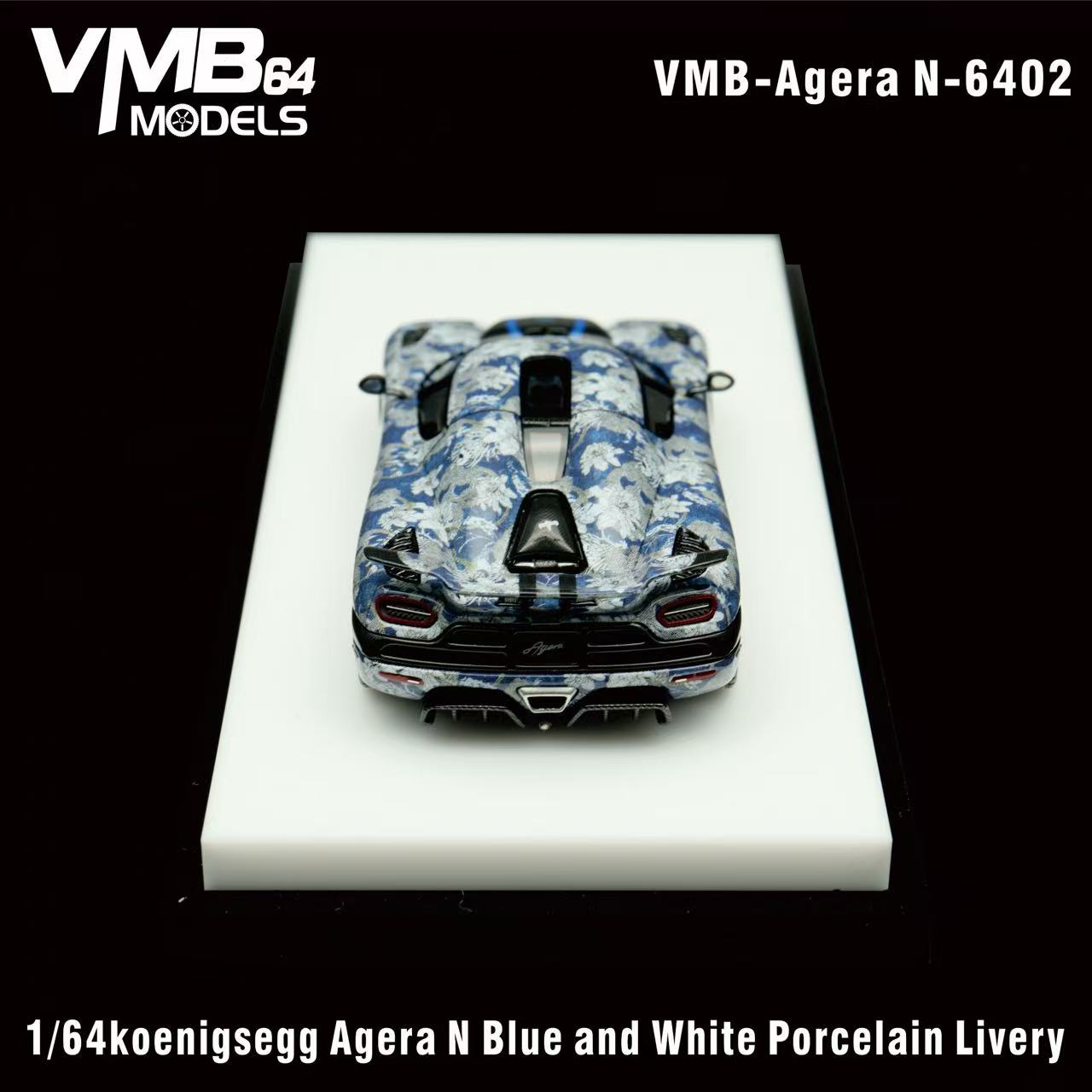 PREORDER VMB 1:64 Koenigsegg Agera Porcelain Livery