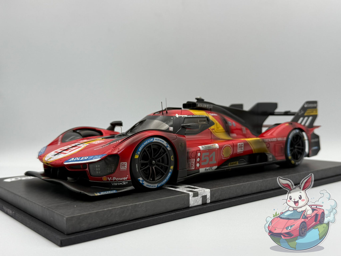 BBR 1:18 Ferrari 499P Winner Le Mans 2023 'End of Race'