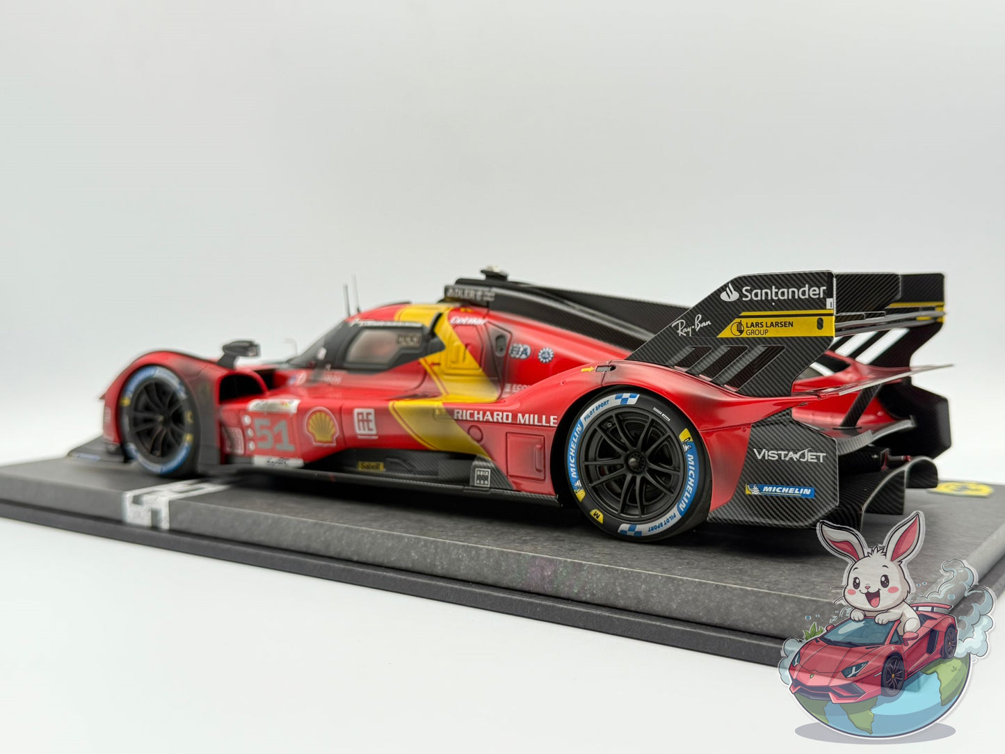 BBR 1:18 Ferrari 499P Winner Le Mans 2023 'End of Race'