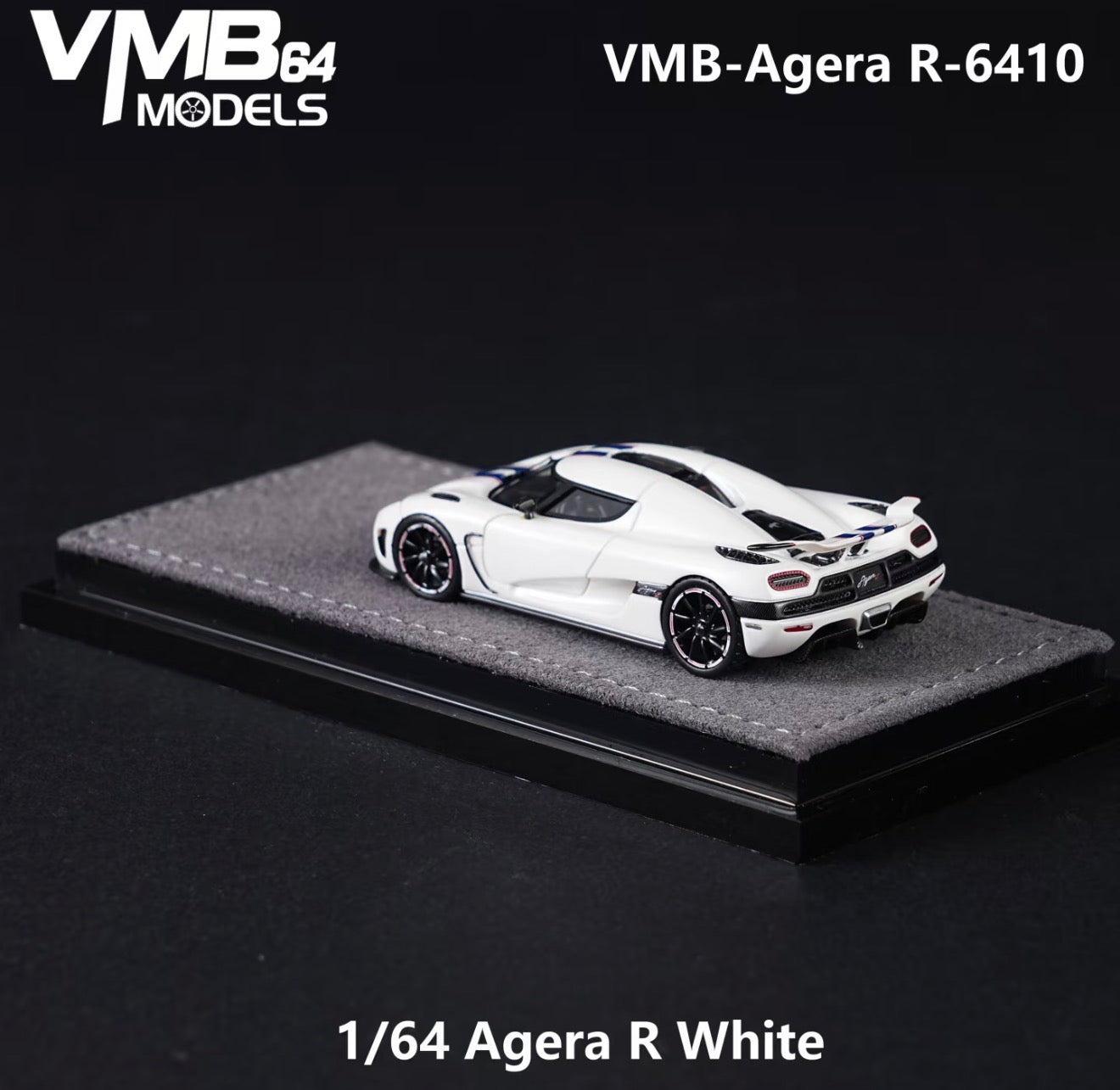 PREORDER VMB Models 1:64 Koenigsegg Agera R (White)