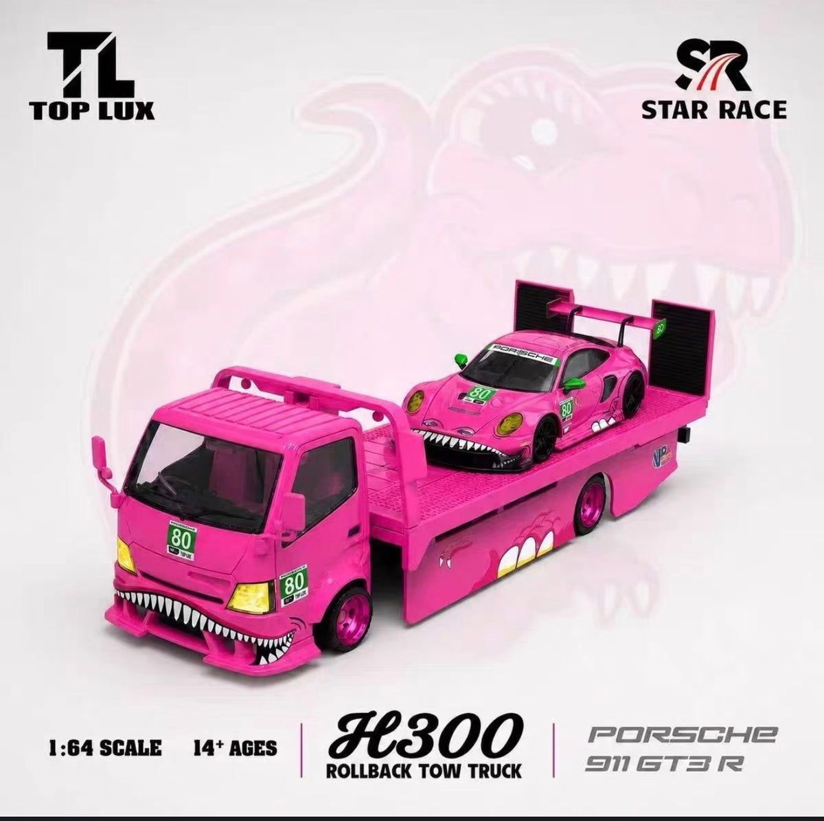 Top Lux 1:64 Hino H300 Transport Truck - Rexy/Roxy