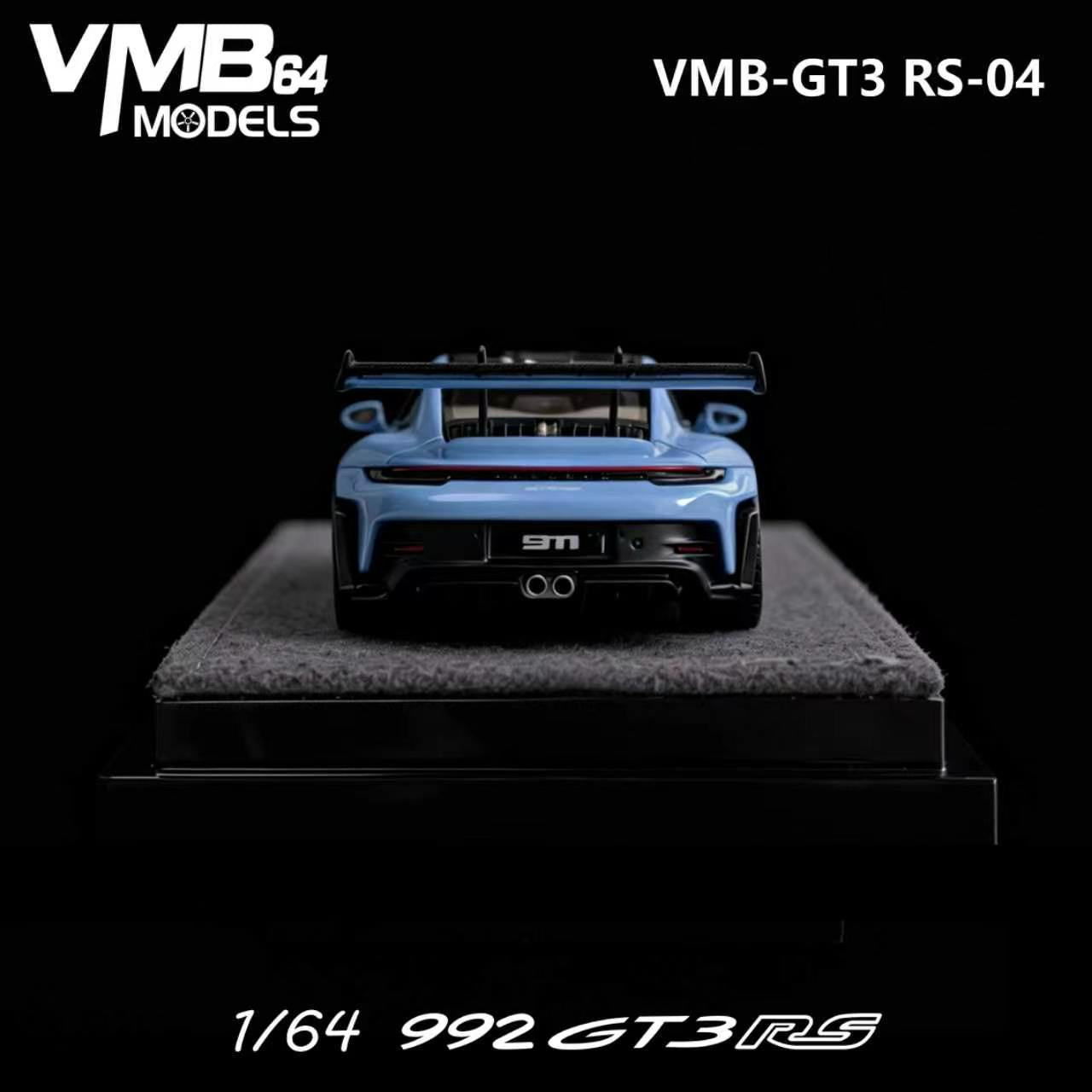 PREORDER VMB 1:64 Porsche 992 GT3RS (Etna Blue)