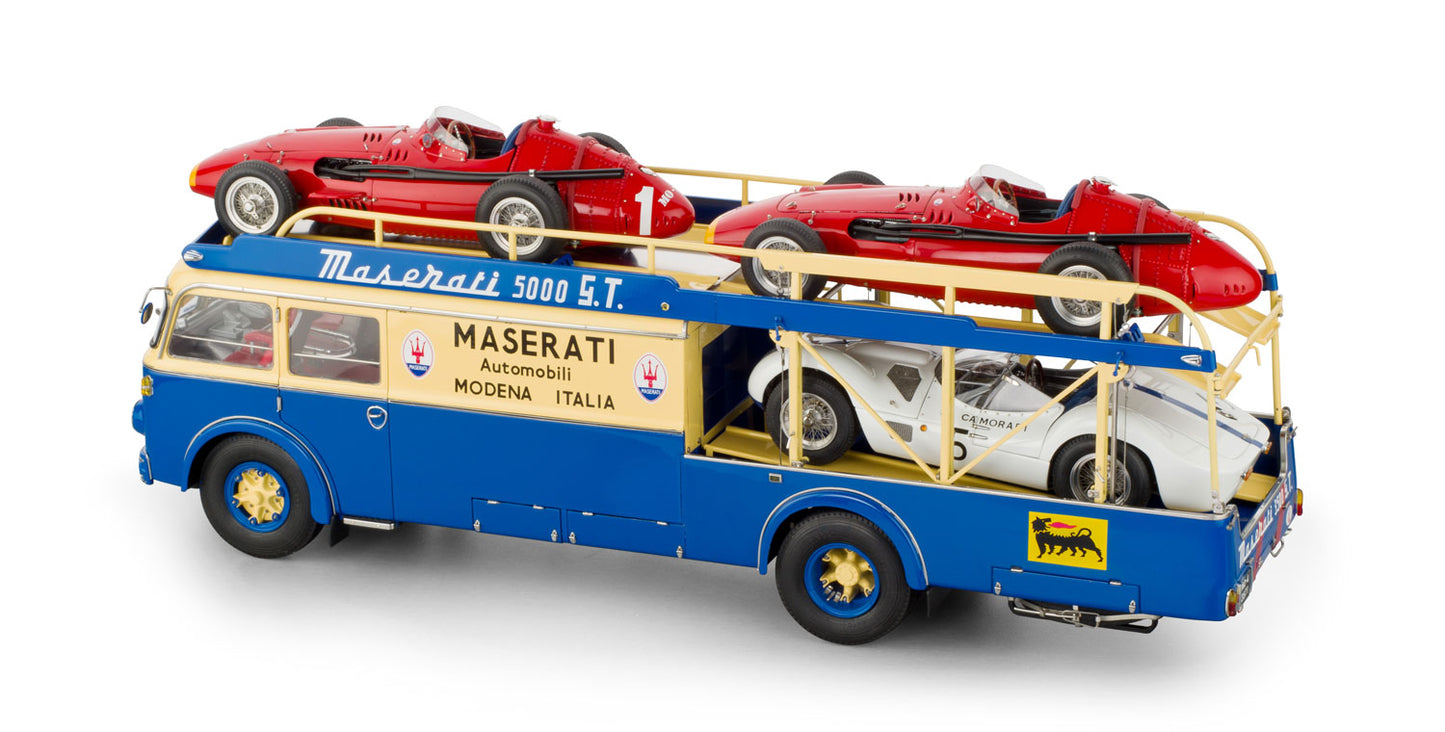 CMC 1:18 1957 Fiat 642 RN2 Bartoletti Maserati Race Car Transporter