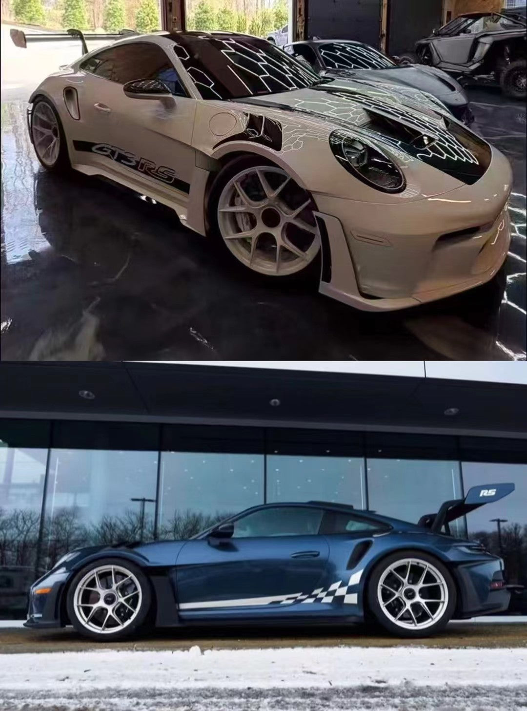 PREORDER Henson & Heaven 1:18 Porsche 992 GT3 RS (White Panda)