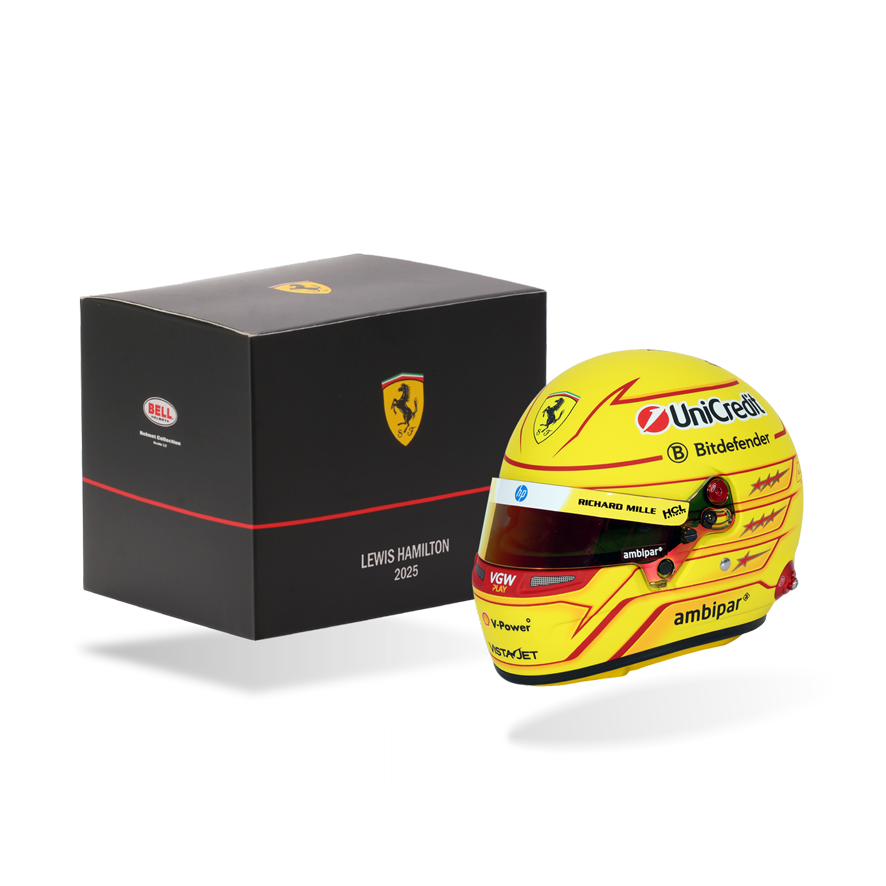 PREORDER Bell 1:2 Mini Helmet Season 2025 - Lewis Hamilton