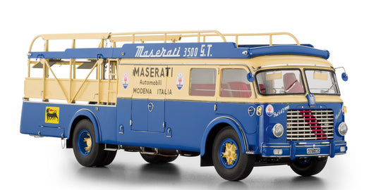 CMC 1:18 1957 Fiat 642 RN2 Bartoletti Maserati Race Car Transporter