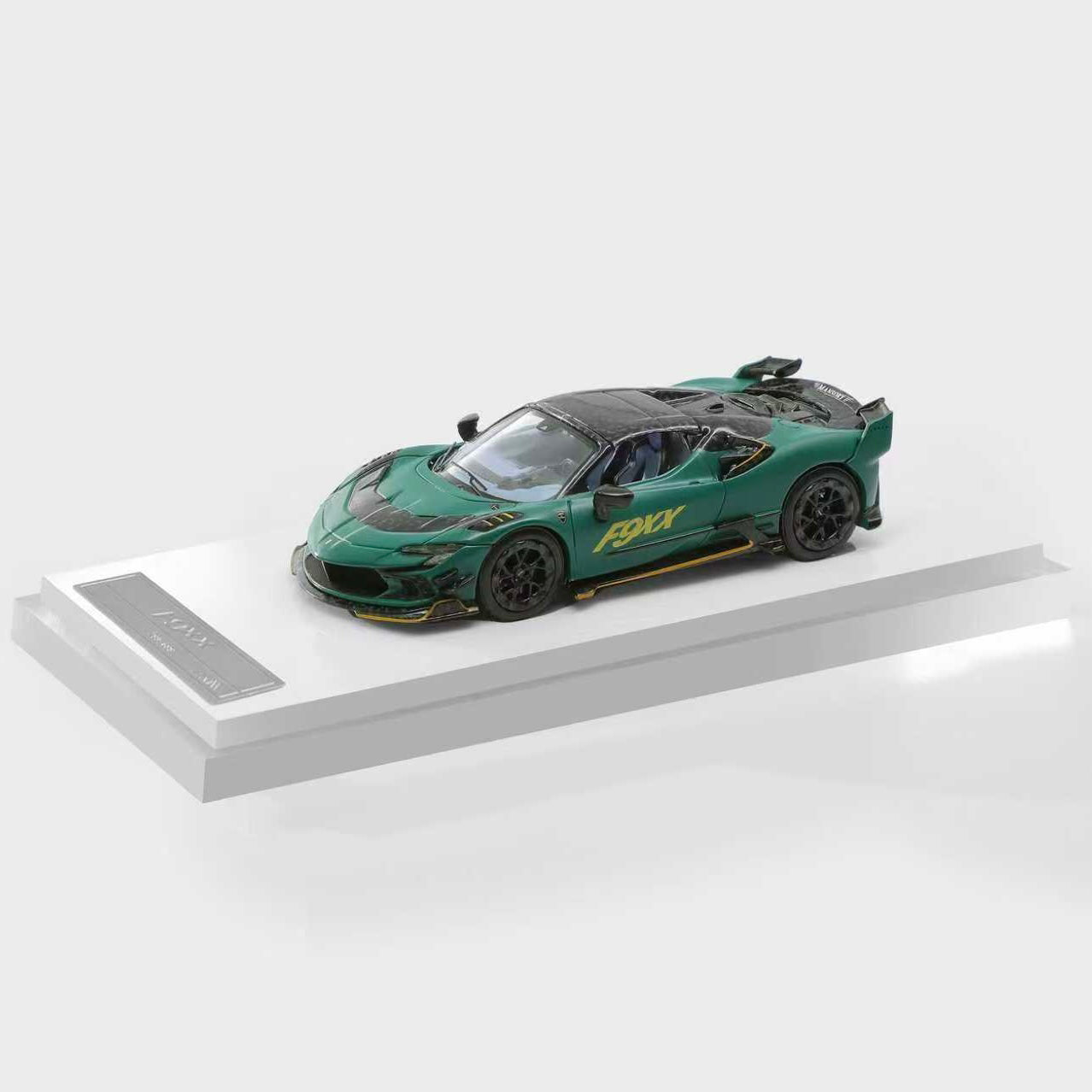 PREORDER HKM 1:64 Mansory F9XX Spider SF90 - Green