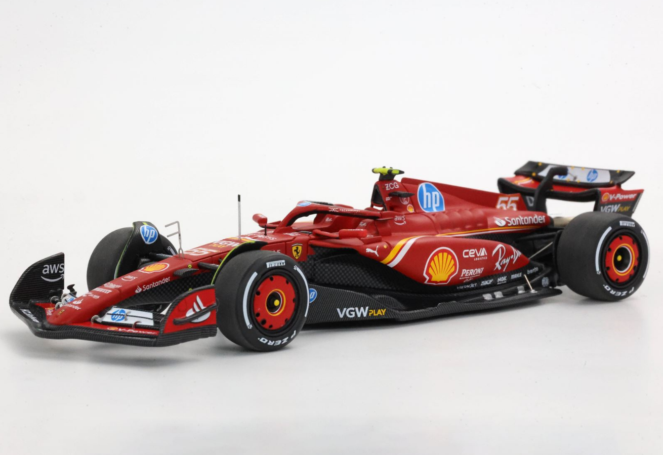 PREORDER BBR 1:43 Ferrari SF24 Monaco GP 2024 Sainz third position
