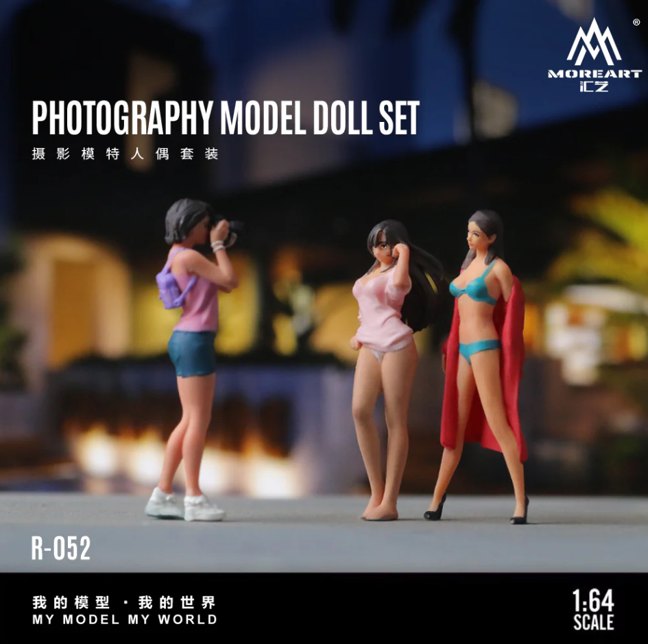 MoreArt 1:64 Photography Model Doll Set