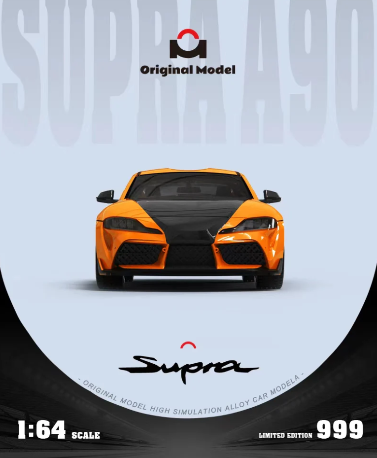 Original Model 1:64 Toyota Supra Orange Fast & Furious