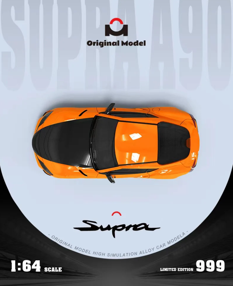 Original Model 1:64 Toyota Supra Orange Fast & Furious