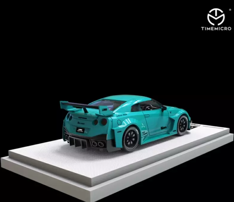 TimeMicro 1:64 Nissan GTR3.0 LBWK Tiffany Blue