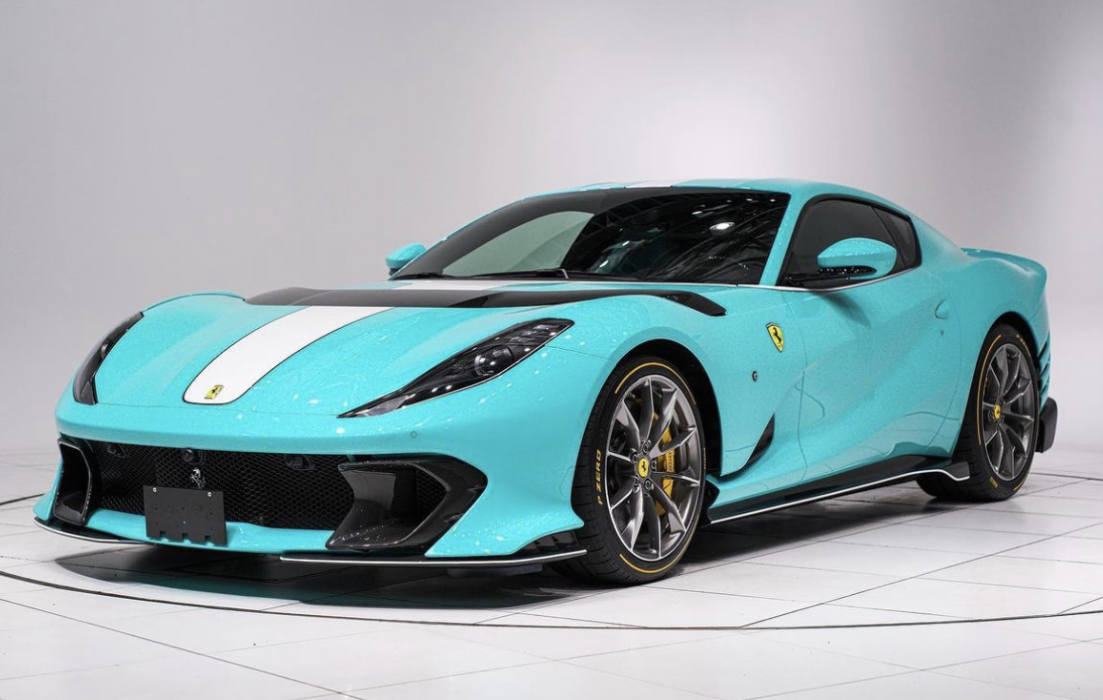 PREORDER Henson & Heaven 1:18 Ferrari 812 Competizione (Tiffany Blue)