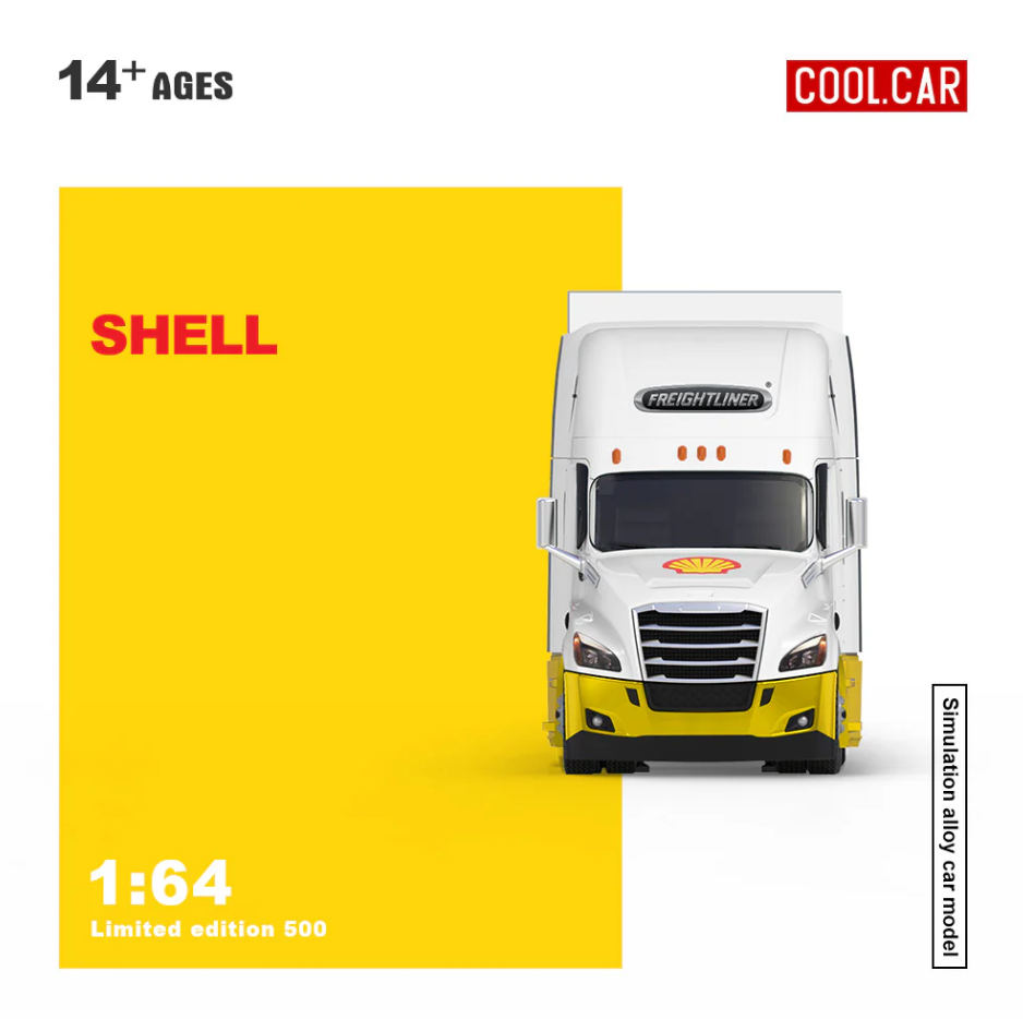 PREORDER Cool Car 1:64 Freightliner Container Truck (SHELL)