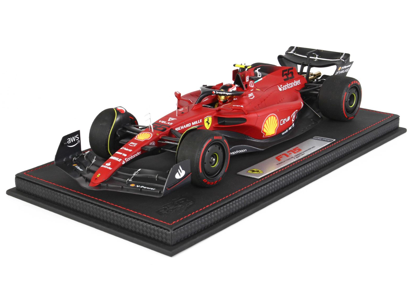 BBR 1:18 Ferrari F1-75 G.P BAHRAIN 2022 C.Sainz