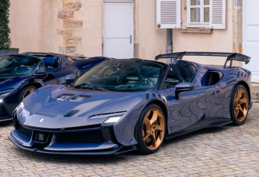 PREORDER BBR 1:18 Ferrari SF90XX Spider (Blue Elder)
