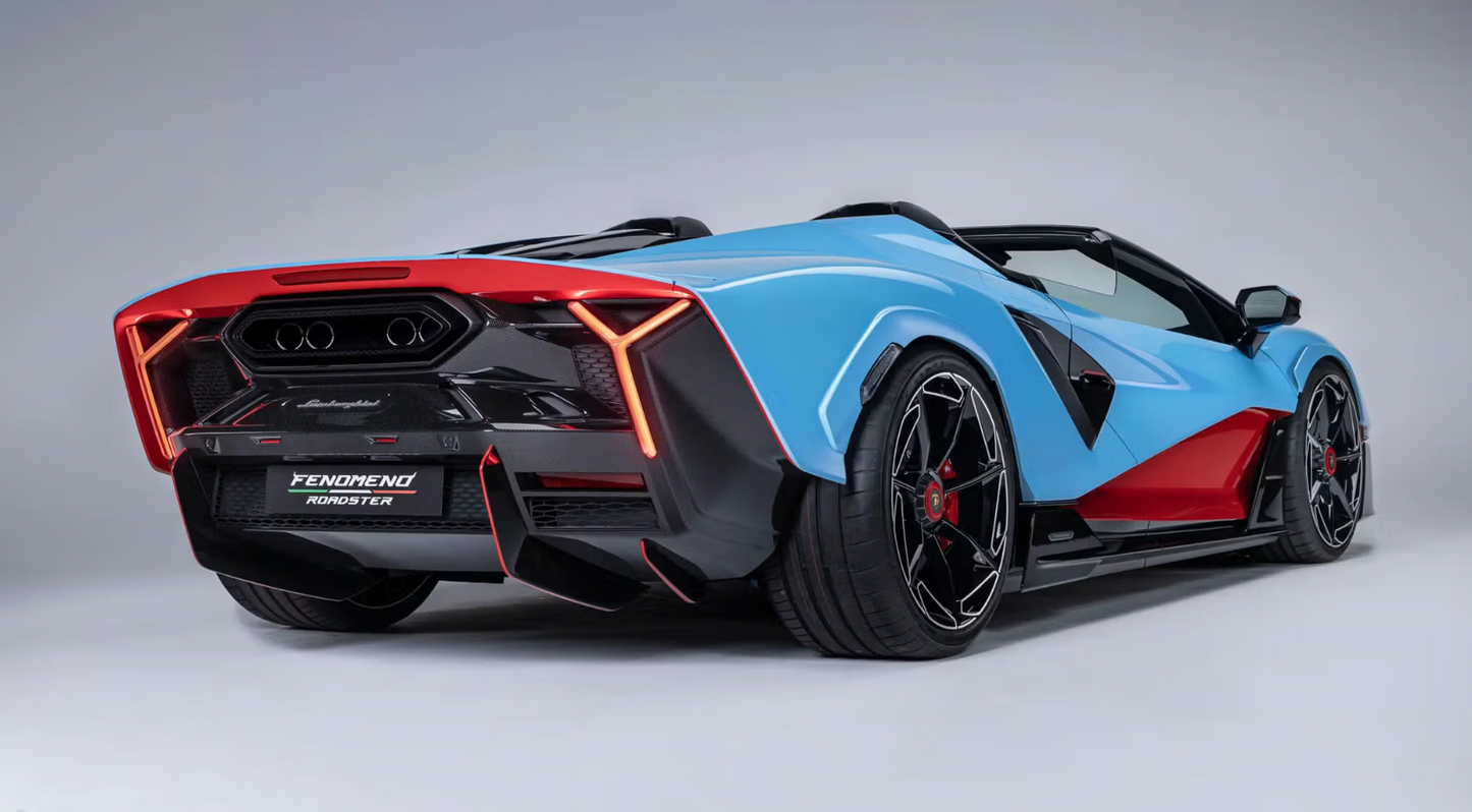 PREORDER MR Collection 1:18 Lamborghini Fenomeno (Blu Cepheus / Rosso Mars)