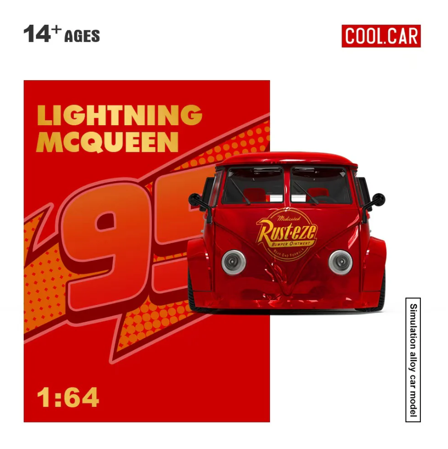 Cool Car 1:64 Volkswagen Pickup Truck T1 (Lightning McQueen)