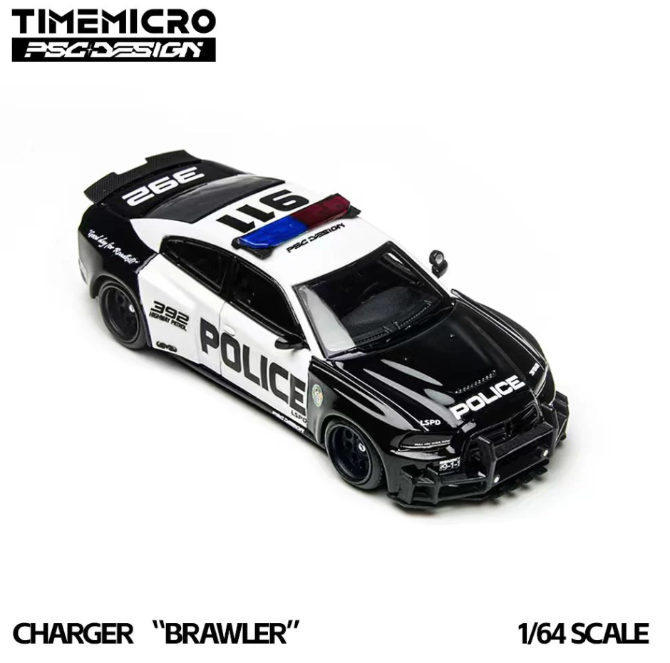 TimeMicro X PSC DESIGN 1:64 ”Charger "Brawler" LSPD