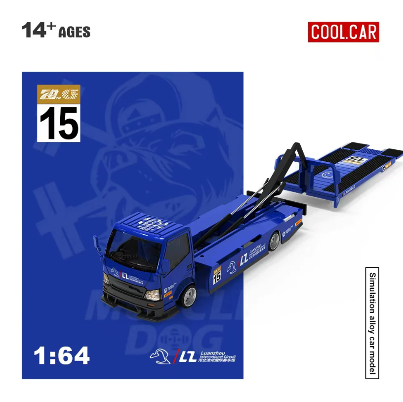 Cool Car 1:64 Hino H300 (Blue No.15)