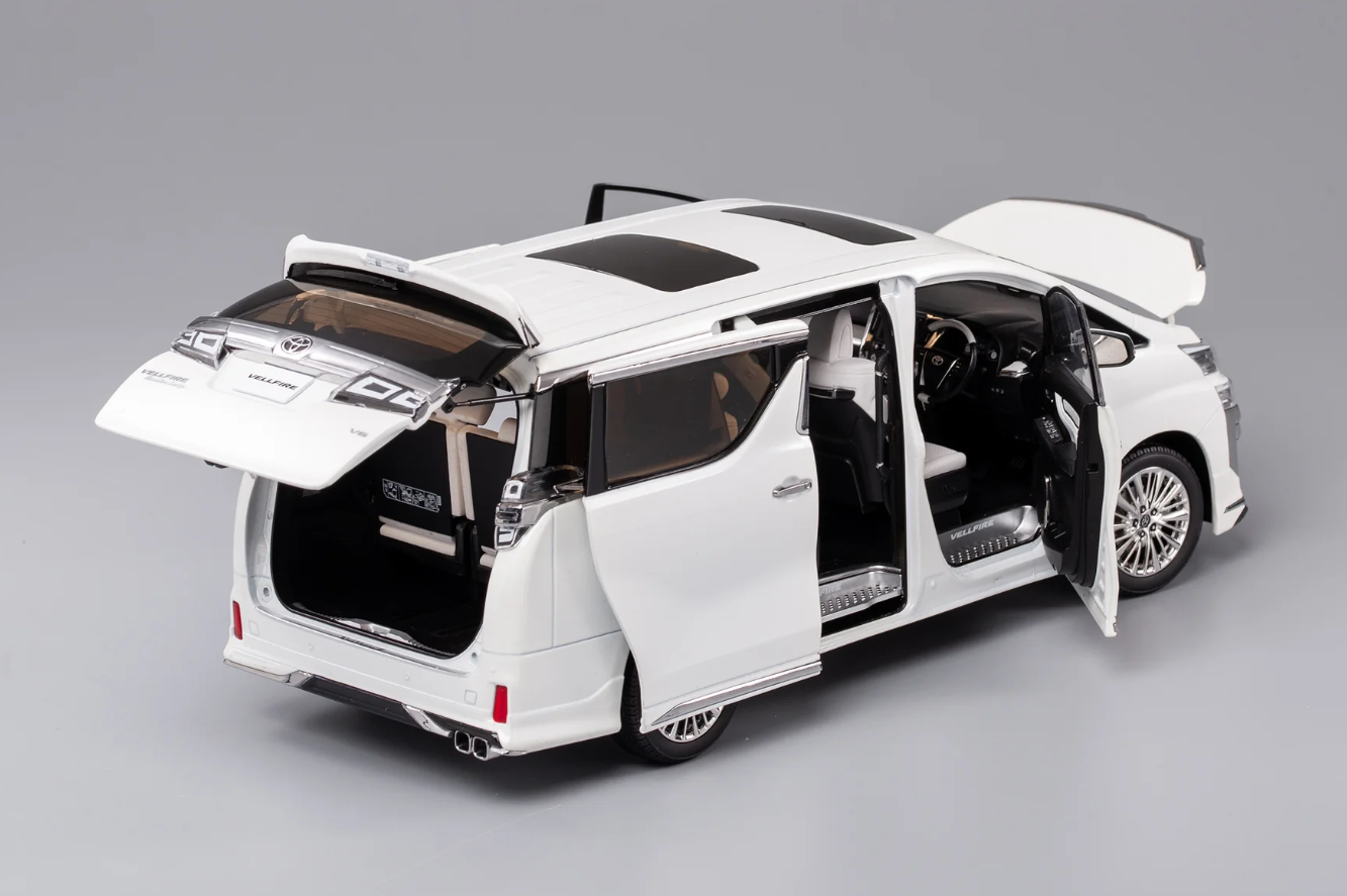 Kengfai 1:18 Toyota Veilfire (LHD/RHD) - White