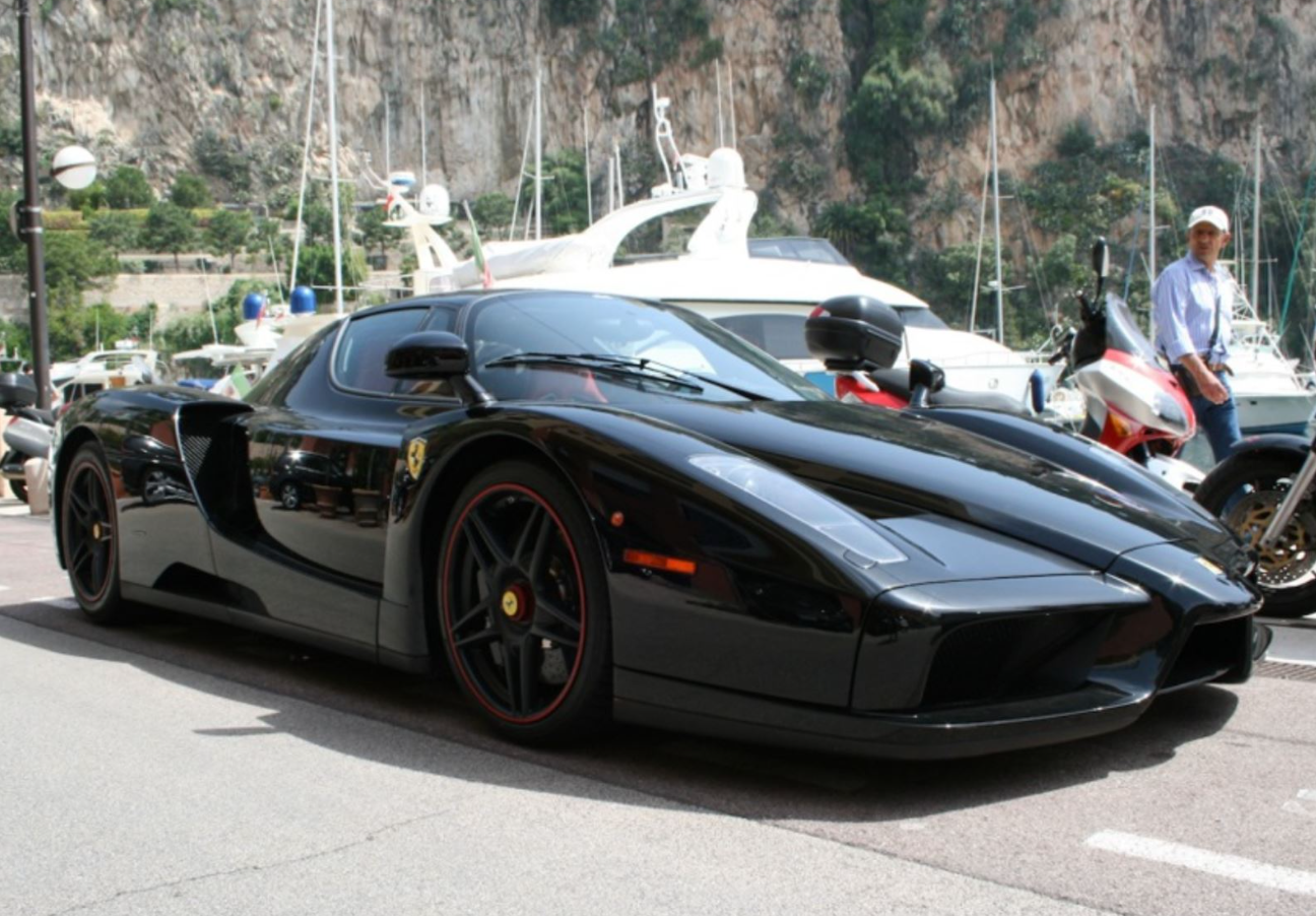 PREORDER BBR 1:18 Ferrari Enzo 'Open Diecast' (Nero DS - Black/Red Wheels) LUXURY PACK