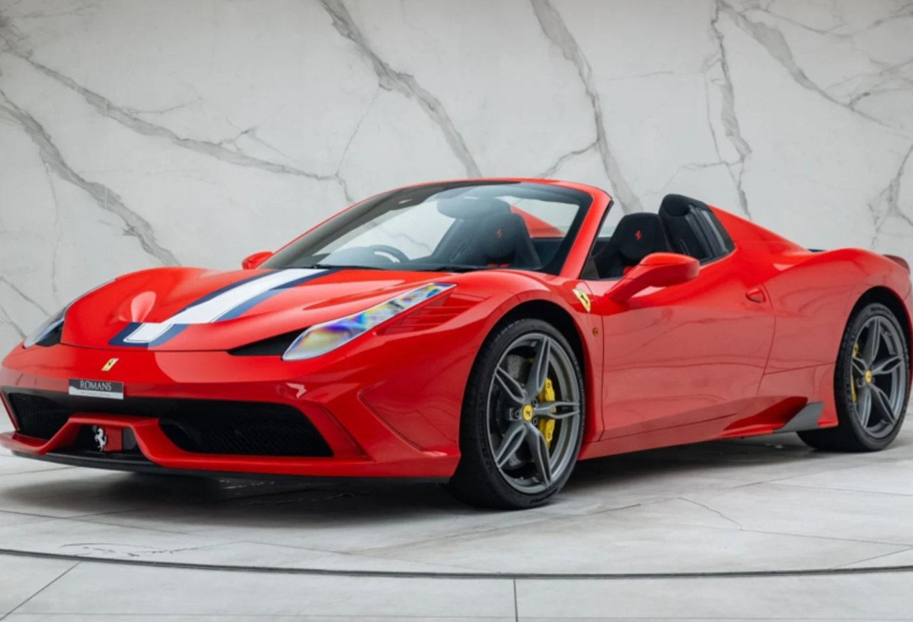 PREORDER BBR 1:18 Ferrari 458 Speciale A Spider (Rosso Corsa - Black Interior)