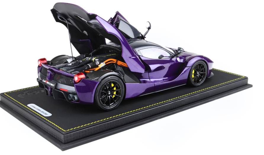 BBR 1:18 Ferrari Laferrari Purple Dubai TAILOR MADE