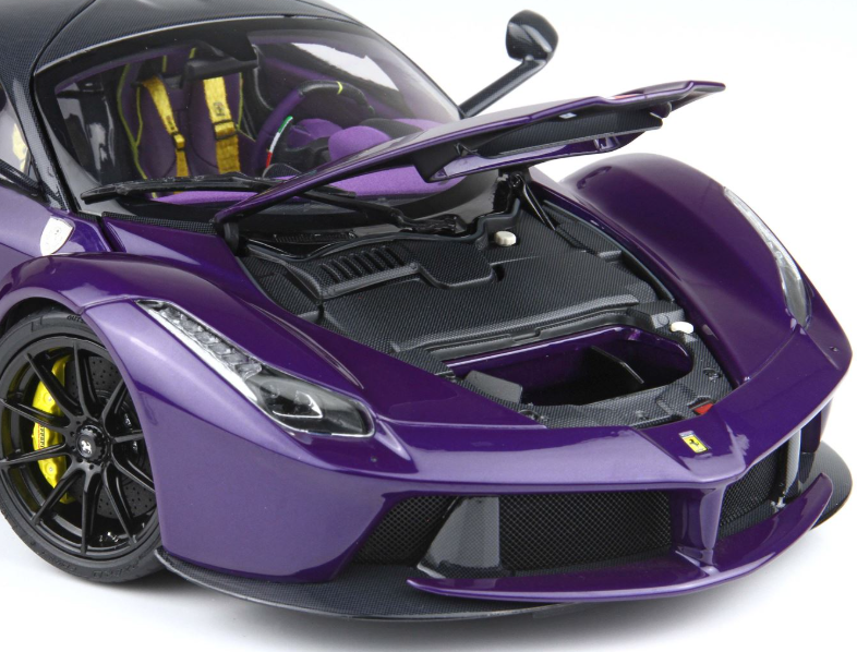 BBR 1:18 Ferrari Laferrari Purple Dubai TAILOR MADE