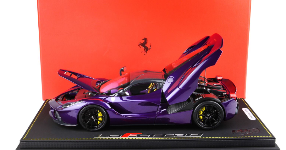 BBR 1:18 Ferrari Laferrari Purple Dubai TAILOR MADE