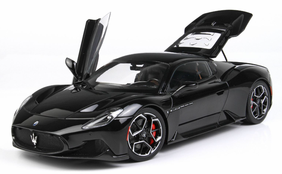 BBR 1:18 Maserati MC20 'OPEN/CLOSE' Black Enigma