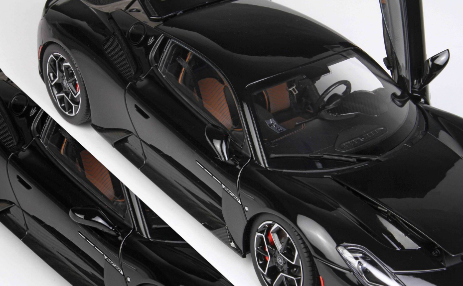 BBR 1:18 Maserati MC20 'OPEN/CLOSE' Black Enigma