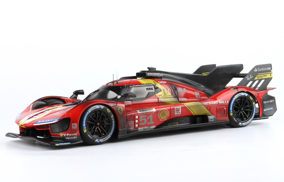 BBR 1:18 Ferrari 499P Winner Le Mans 2023 'End of Race'