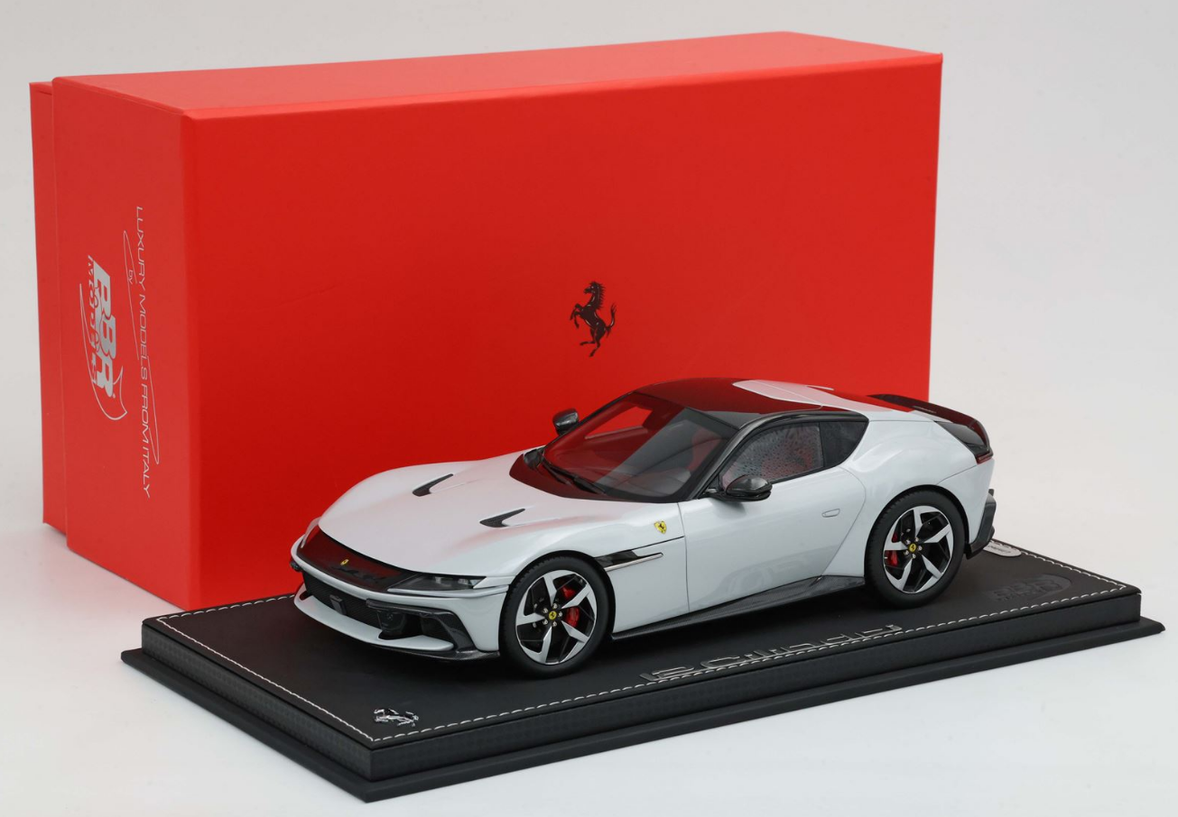 BBR 1:18 Ferrari 12Cilindri Coupe (Arctic White)