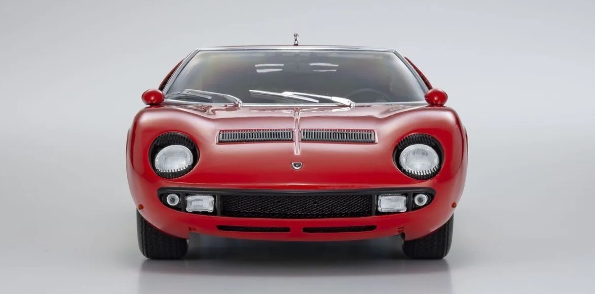 Kyosho 1:18 Lamborghini Miura P400S (Red / Gold)