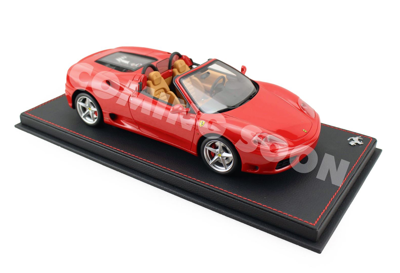 BBR 1:18 Ferrari 360 Modena Spider Manual Gear - Rosso Corsa