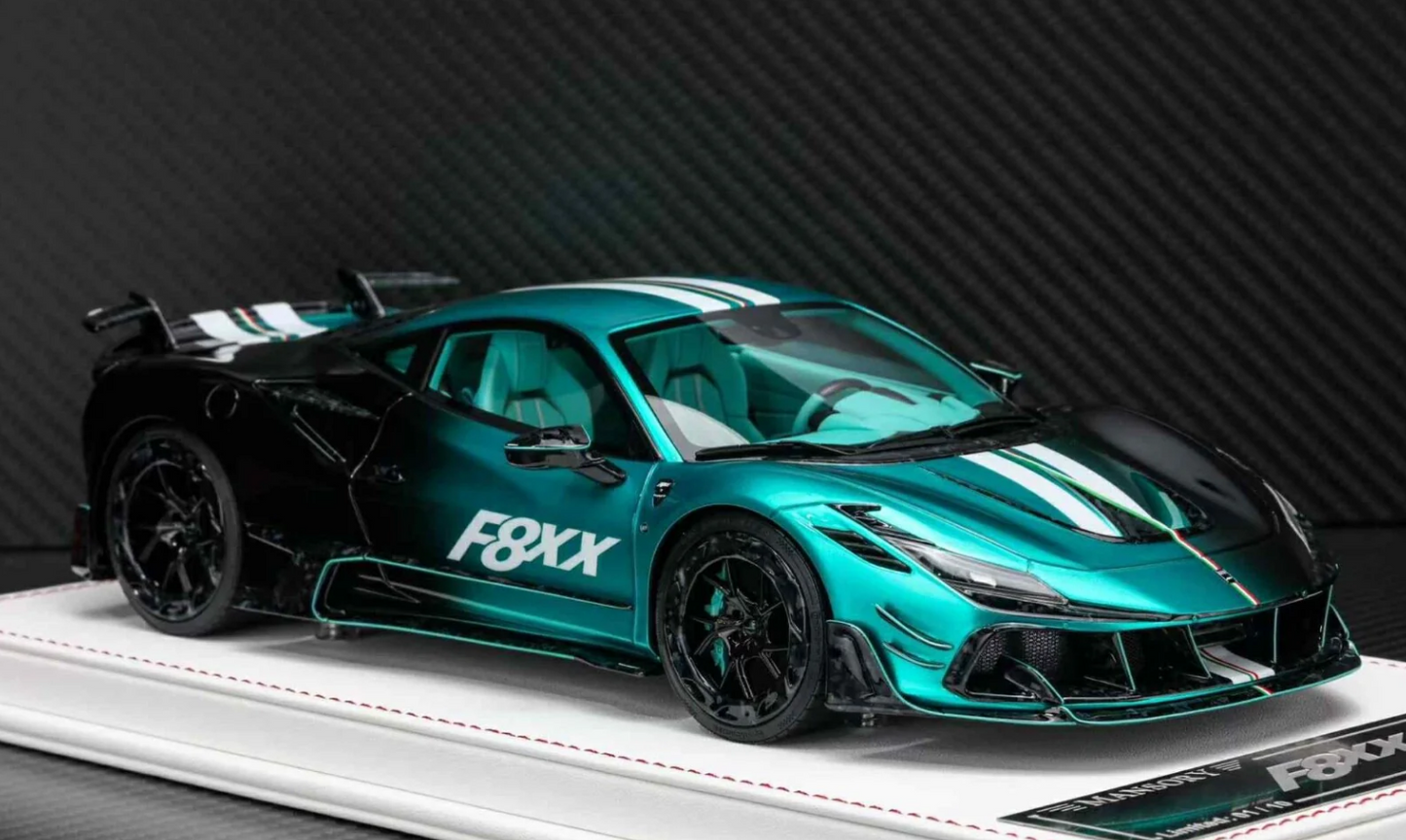 Davis & Giovanni 1:18 Ferrari F8XX MANSORY (Metallic Blue/Black Fade)