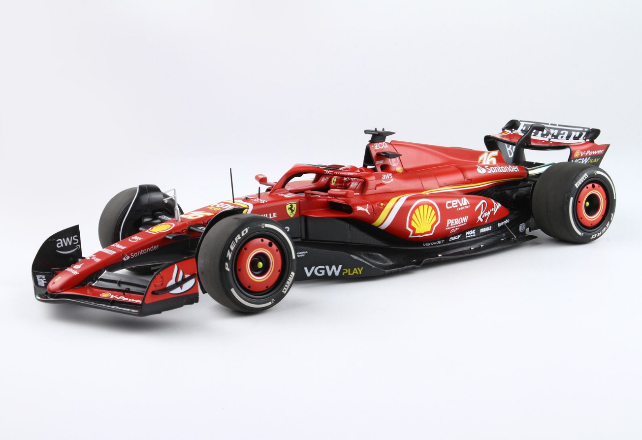 BBR 1:18 Ferrari SF24 Australian GP 2024 (Luxury Packaging) - C. Leclerc 2nd position